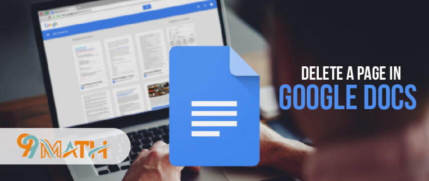 delete a page in Google Docs