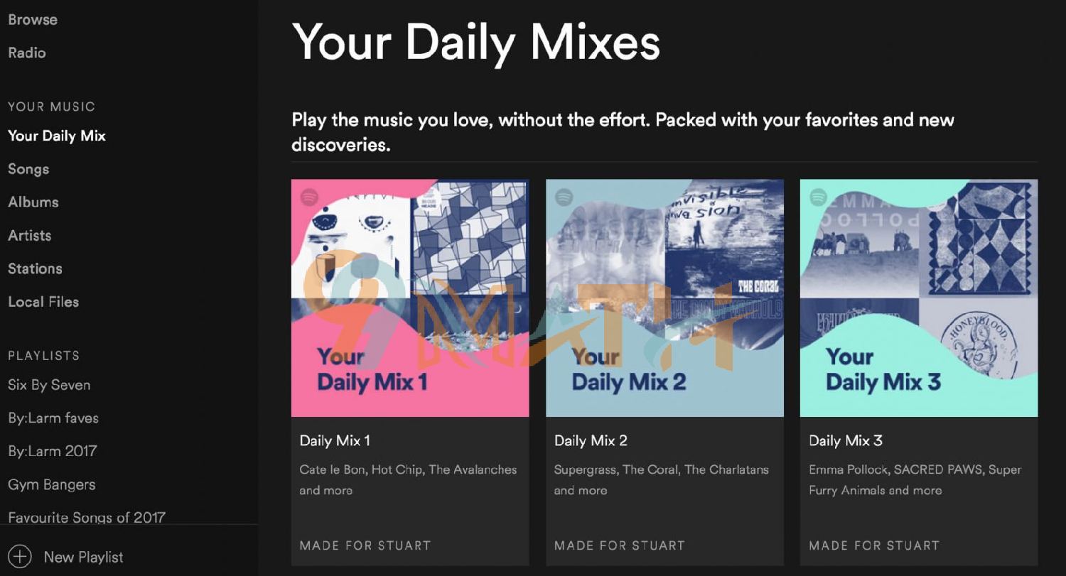 Missing Daily Mixes Option