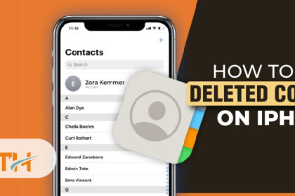 how to find deleted contacts on iPhone